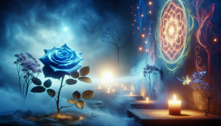 rosa azul significado espiritual